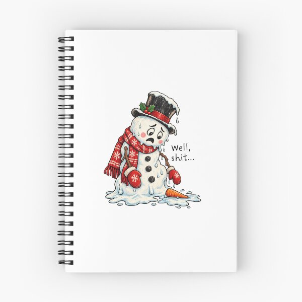 Item preview, Well Shit Snowman Melting Funny Christmas Winter designed and sold by khdmalakarak.