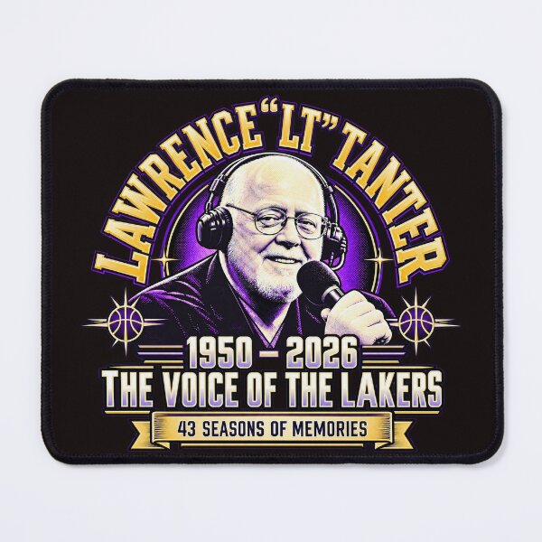 Item preview, Lawrence "LT" Tanter The Voice Of The Lakers 43 Seasons Of Memories Tribute designed and sold by PunPals-Art.
