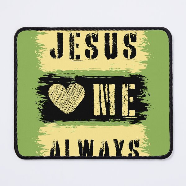 Item preview, Jesus Loves Me Always - Spirituality Episcopal Church - Fathers Day Ideas - Green designed and sold by Doiemacreations.