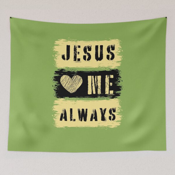 Item preview, Jesus Loves Me Always - Spirituality Episcopal Church  - Fathers Day Ideas - Green designed and sold by Doiemacreations.