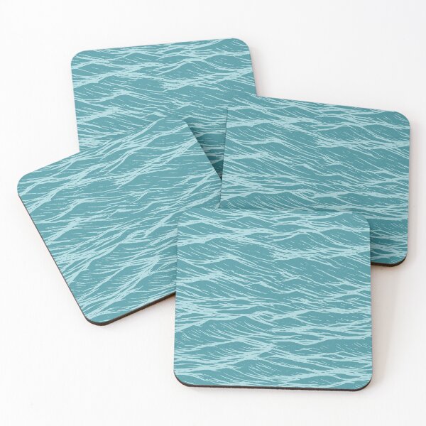 Item preview, Turquoise Ocean Waves Pattern designed and sold by sifis.