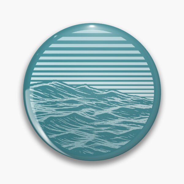 Item preview, Turquoise Ocean Waves Pattern designed and sold by sifis.