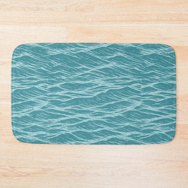 Item preview, Turquoise Ocean Waves Pattern designed and sold by sifis.