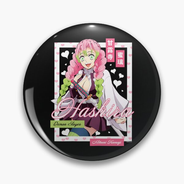 Item preview, Mitsuri Kanroji Love Hashira Anime Heart Demon Slayer designed and sold by khdmalakarak.