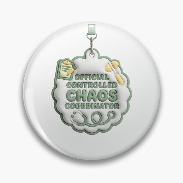 Item preview, Controlled Chaos Coordinator RN Sticker – Sarcastic Registered Nurse Floor Stress Humor designed and sold by The Niche Lab.