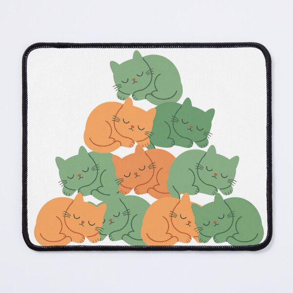 Item preview, Stacked Sleeping Cats Christmas Tree designed and sold by Dlvznbm.