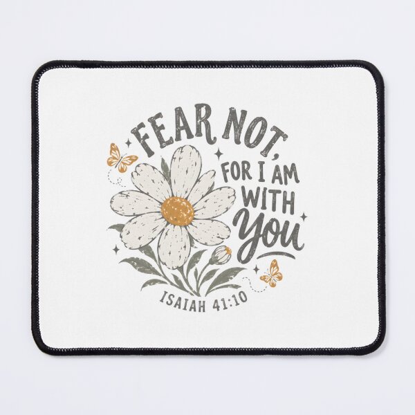 Item preview, Fear Not For I Am With You Isaiah 4110 Christian Floral designed and sold by StarHomes.