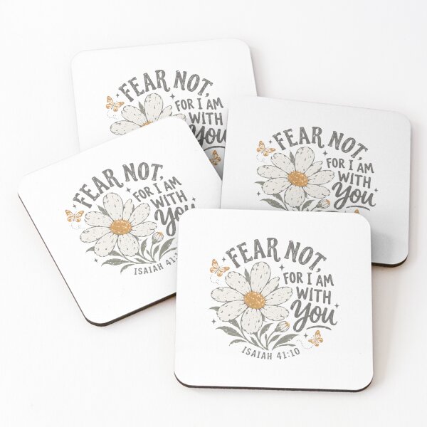 Item preview, Fear Not For I Am With You Isaiah 4110 Christian Floral designed and sold by StarHomes.