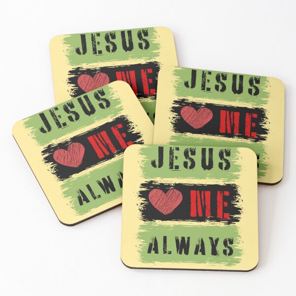 Item preview, Jesus Loves Me Always - Redemption Inspirtional Quotes  - Gift Ideas -Yellow designed and sold by Doiemacreations.