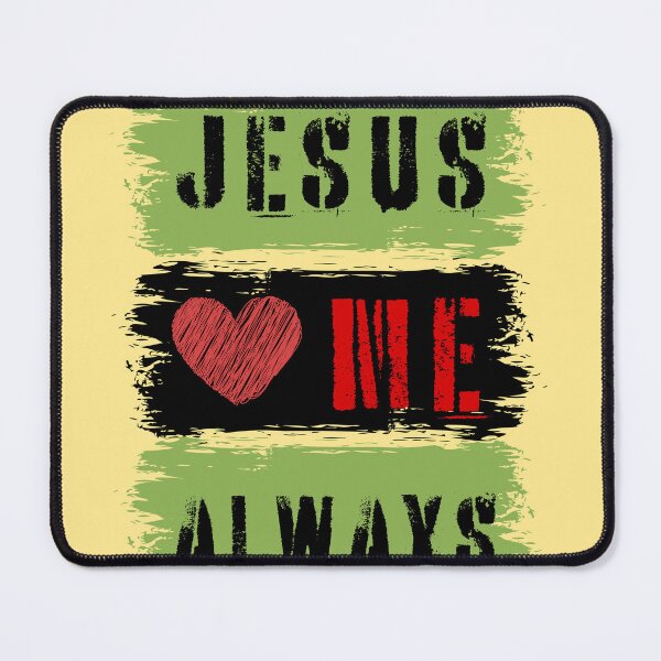 Item preview, Jesus Loves Me Always - Redemption Inspirtional Quotes - Gift Ideas -Yellow designed and sold by Doiemacreations.