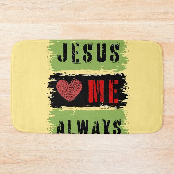 Item preview, Jesus Loves Me Always - Redemption Inspirtional Quotes  - Gift Ideas -Yellow designed and sold by Doiemacreations.