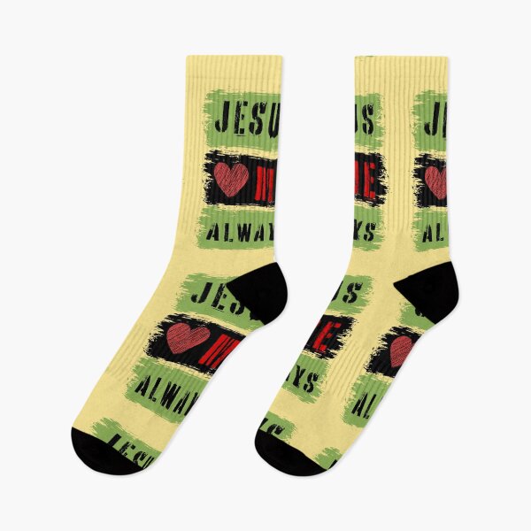 Item preview, Jesus Loves Me Always - Redemption Inspirtional Quotes  - Gift Ideas -Yellow designed and sold by Doiemacreations.