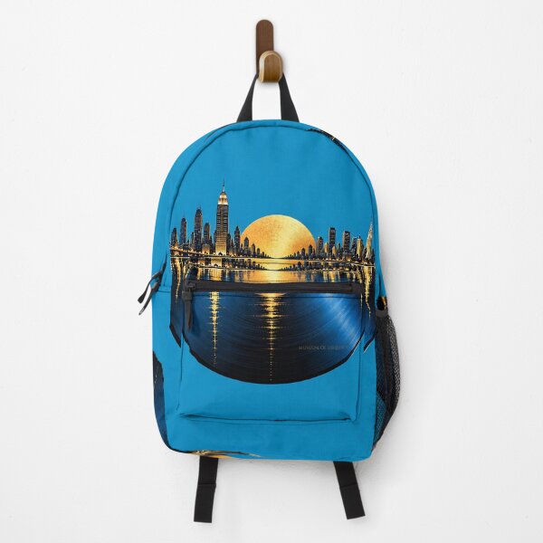 Item preview, Endless Vinyl – New York Skyline  in Blue and Gold designed and sold by LuluLeb.