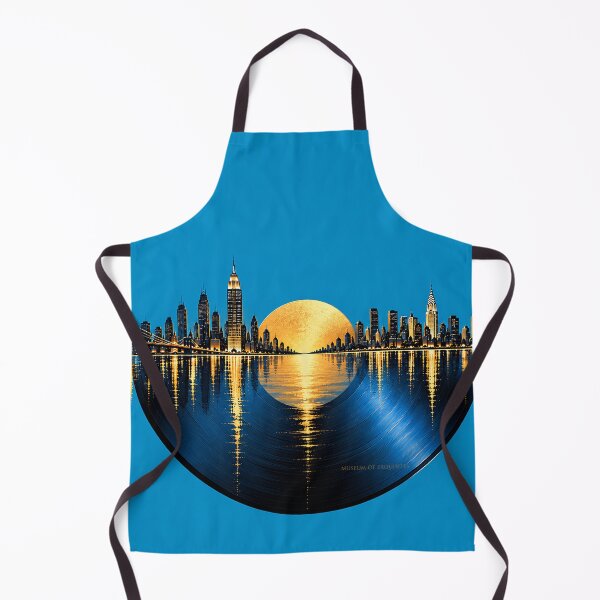 Item preview, Endless Vinyl – New York Skyline  in Blue and Gold designed and sold by LuluLeb.