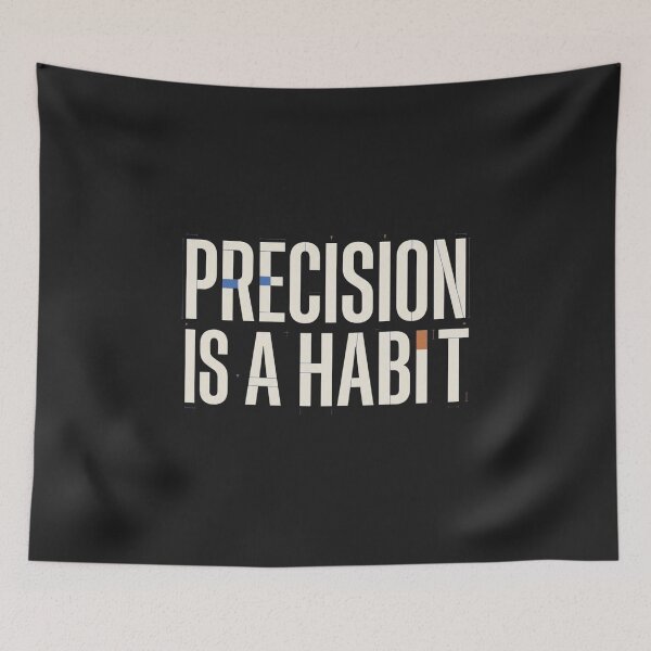 Item preview, Precision Is a Habit Mechanical Engineering designed and sold by Amr Darwish Graphic designer.