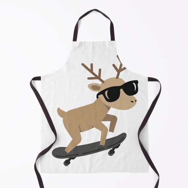 Item preview, Cool Skateboarding Reindeer With Sunglasses designed and sold by Dlvznbm.