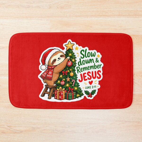 Item preview, Luke 2:11 Slow Down & Remember Jesus designed and sold by plushism.