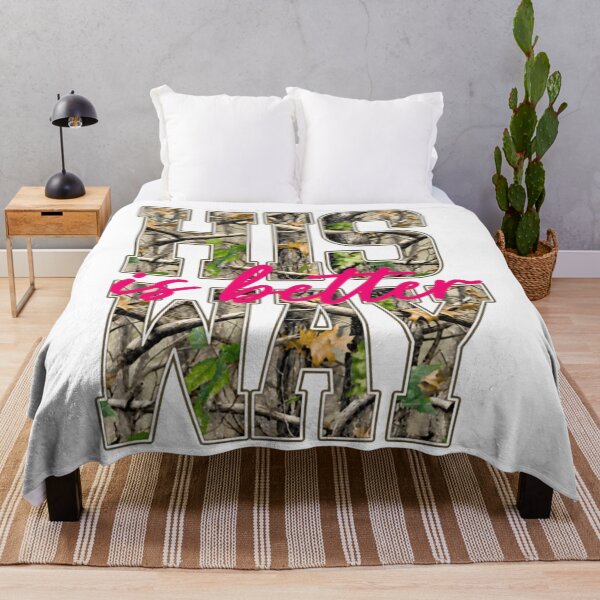Item preview, His Way Is Better Distressed Camo designed and sold by StarHomes.