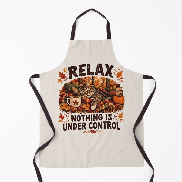 Item preview, Relax Nothing Is Under Control Fall Vibes designed and sold by monika-arthing.