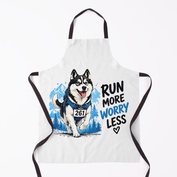 Item preview, Run More Worry Less Running Husky designed and sold by Pyt27.