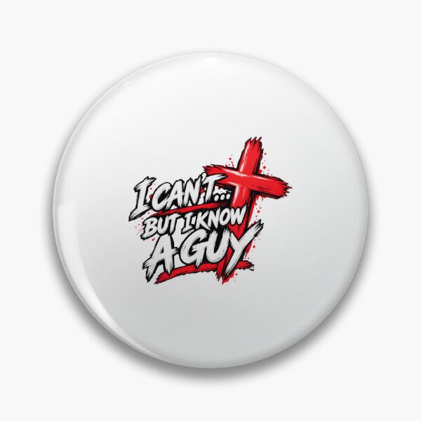 Item preview, I Can't But I Know a Guy  Christian Faith Cross Graphic  Funny Christian designed and sold by StarHomes.