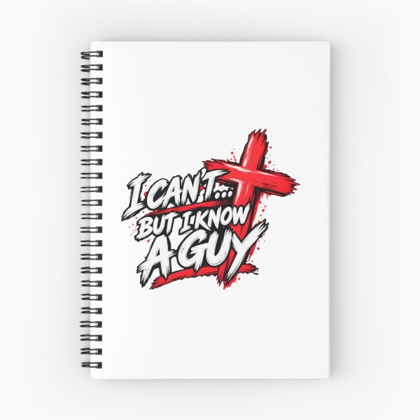 Item preview, I Can't But I Know a Guy  Christian Faith Cross Graphic  Funny Christian designed and sold by StarHomes.