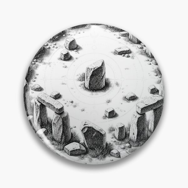 Item preview, Stone Circle designed and sold by CleanLine Studio.