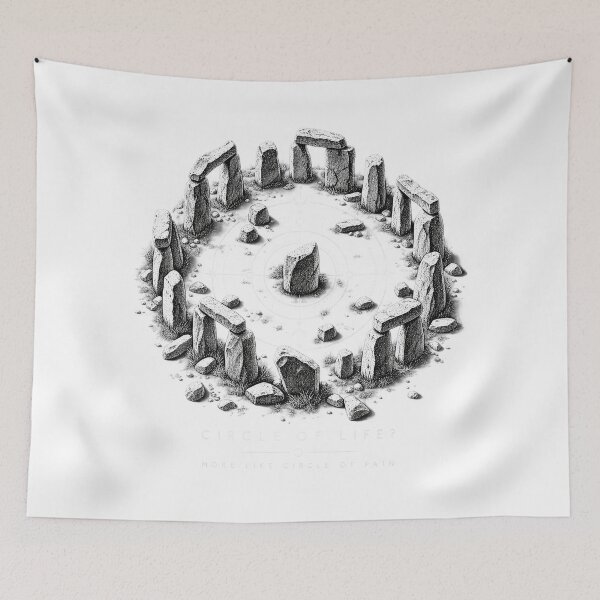 Item preview, Stone Circle designed and sold by CleanLine Studio.