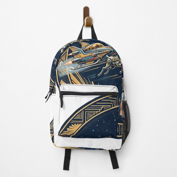 Item preview, Retro Futuristic Flying Sleigh Over Neon City designed and sold by Dlvznbm.