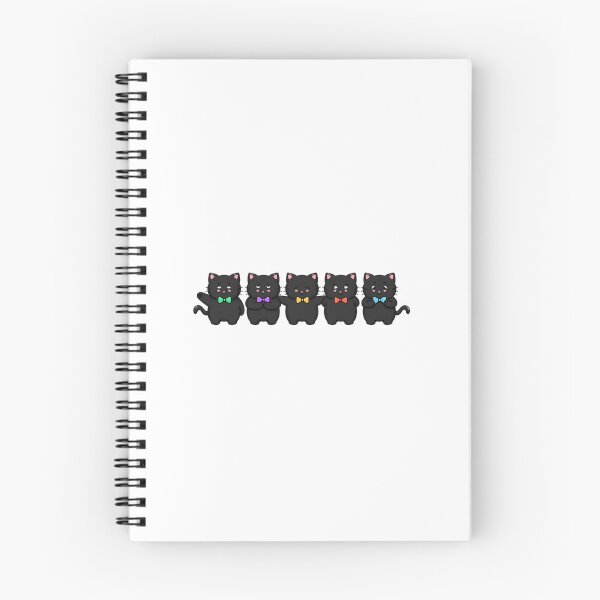 Item preview, Five Cute  Black Cats ! designed and sold by Hello-Cuties.