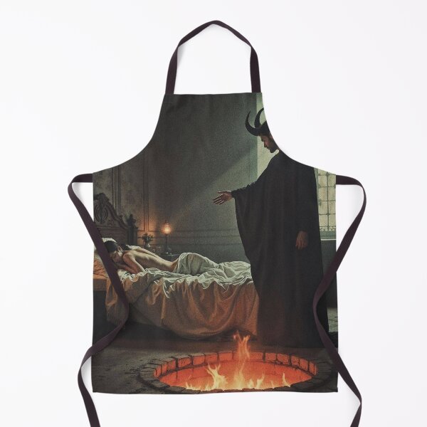 Item preview, A demon emerges from the abyss to take a woman away. designed and sold by Mente Creativa.