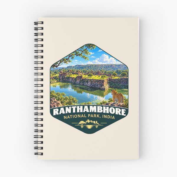 Item preview, Ranthambore National Park India – Vintage Tiger Safari Adventure designed and sold by Gideon Emmerich.