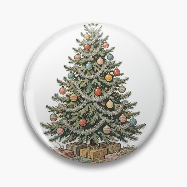 Item preview, Vintage Christmas Tree With Presents designed and sold by Dlvznbm.