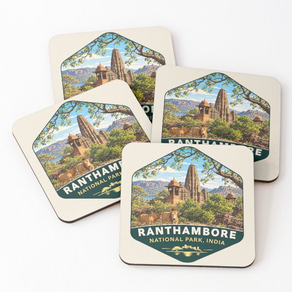 Item preview, Ranthambore National Park India – Vintage Tiger Safari Adventure designed and sold by Gideon Emmerich.