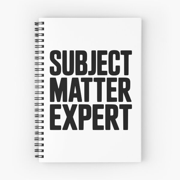 Item preview, Subject Matter Expert designed and sold by Frank Ring.
