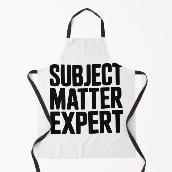 Item preview, Subject Matter Expert designed and sold by Frank Ring.