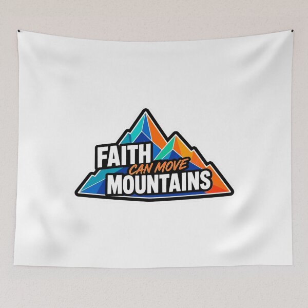 Item preview, Matthew 1720 Faith Can Move Mountains designed and sold by StarHomes.