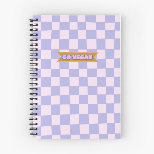 Item preview, Checkered: Lila & Purple | Go vegan. designed and sold by theethicwhisper.