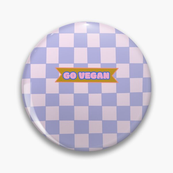Item preview, Checkered: Lila & Purple | Go vegan. designed and sold by theethicwhisper.