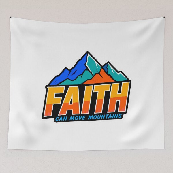 Item preview, Matthew 1720 Faith Can Move Mountains designed and sold by StarHomes.