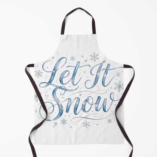 Item preview, Let It Snow Winter Script designed and sold by Dlvznbm.