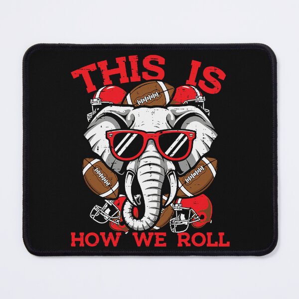 Item preview, This Is How We Roll Football Elephant Family designed and sold by khdmalakarak.
