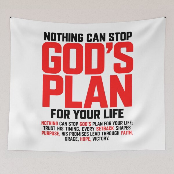 Item preview, Nothing Can Stop God's Plan For Your Life designed and sold by StarHomes.