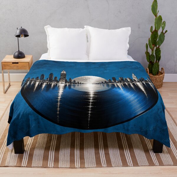 Item preview, Endless Vinyl – New York in Blue and Silver designed and sold by LuluLeb.