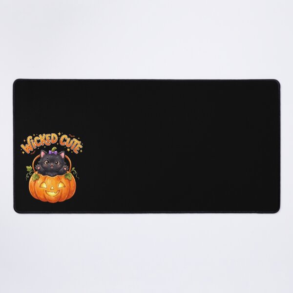 Item preview, Wicked Cute - Black Kitten in Carved Pumpkin designed and sold by AOG-DESIGNS.