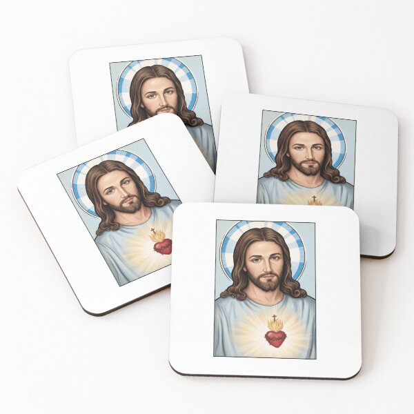 Item preview, Pop Art Jesus Sacred Heart Vintage Comic Style Graphic designed and sold by StarHomes.
