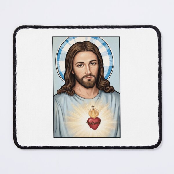 Item preview, Pop Art Jesus Sacred Heart Vintage Comic Style Graphic designed and sold by StarHomes.
