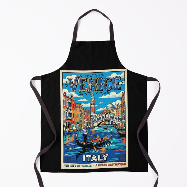 Item preview, Venice City Of Canals Vintage Style Travel Poster designed and sold by ArtworkNorth.