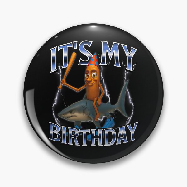 Item preview, Italian Brainrot Tung Sahur Birthday Shark Party designed and sold by khdmalakarak.