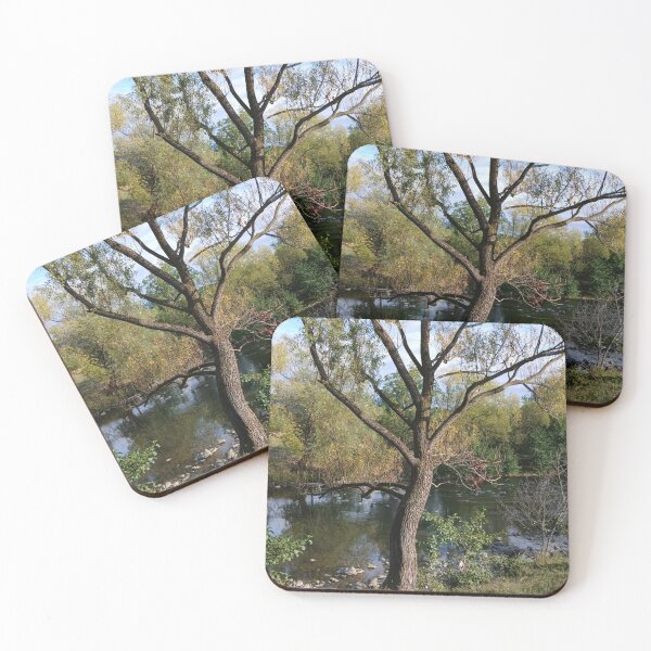 Item preview, Golden Autumn Tree by the River Shore designed and sold by Nature Moments.